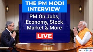 PM Modi Full Interview  PM Narendra Modi On Stock Market Economy Jobs amp More  NDTV Profit [upl. by Diana]