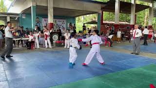 3rd FIGHT Fighting for SILVER AKA PRINCE DAVID CAPURCOS BALANGAY FESTIVAL KARATE TOURNAMENT 2024 [upl. by Ajim]