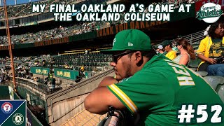 My Final Oakland A’s Game At The Oakland Coliseum [upl. by Fulvi]