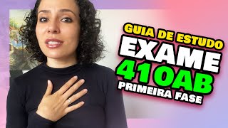 Exame 41 OAB Guia de Estudo COMPLETO para a 1 fase OAB 2024 [upl. by Uke750]