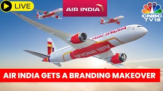 LIVE Air India Launches Its New Logo  Air India Rebranding Live  Tata Group News  CNBC TV18 Live [upl. by Awhsoj234]