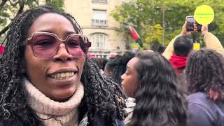 Christelle  manifestante antillaise à la manifestation contre la vie chère aux Antilles [upl. by Aniryt]