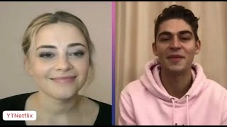 Hero Fiennes Tiffin and Josephine Langford Ask Each Other Anything [upl. by Naniac]