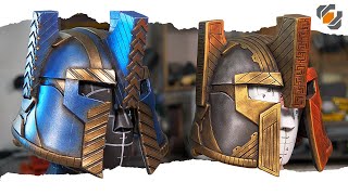 Lord of the Rings Style Dwarven Helmets Made from EVA Foam  Tutorial  Free Patterns [upl. by Eninnaj672]