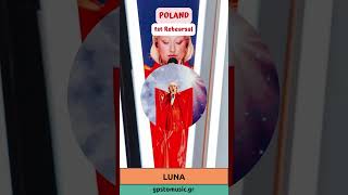 Eurovision 2024  First rehearsal of Poland and LUNA [upl. by Intirb806]