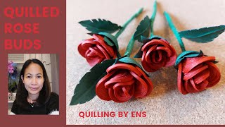 Quilled Rose Bud a Sneak peek  quilling shorts shortvideo shortsvideo [upl. by Hereld]