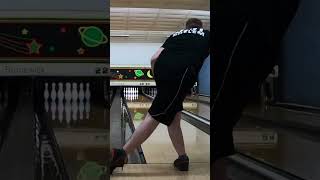 Good strikes with a hook 2 handed bowling shorts [upl. by Anitram]