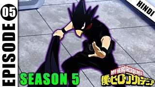 My Hero Academia Season 5 Episode 5 Explained in Hindi  tokoyami new move [upl. by Hein]