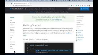 Mac VSCode Install [upl. by Audly938]