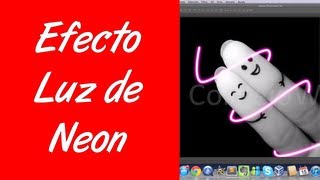 Como hacer efecto luz de neon en photoshop cs6 [upl. by Roi954]