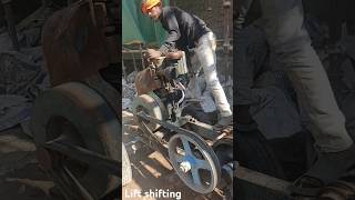 Lift machine operating installation of lift lift concrete liftmachine [upl. by Ihskaneem]