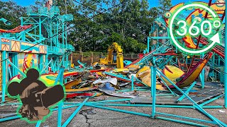 360º Whats Left of the Primeval Whirl Rollercoaster Location at Disneys Animal Kingdom [upl. by Zennas]