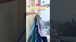 Myntra sweatshirt for winter 🧣 outfitideas myntra myntrahaul viralshort trendingshorts [upl. by Hephzipa282]