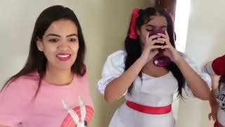 A FILHA DA ARLEQUINA TRANSFORMOU A WANDINHA E A ANNABELLE EM UMA BONECA ROBO [upl. by Rona]