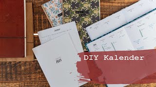 DIY Kalender  selbst ausdrucken und individuell anpassen [upl. by Acyssej]