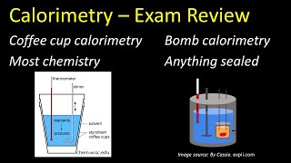 Calorimetry Bomb Calorimetry Constant Pressure Calorimetry  FULL Review for Exams [upl. by Licec]