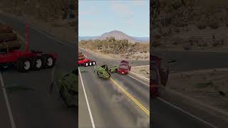 Realistic Highway Car Crashes 146  BeamNG Drive [upl. by Lemire]