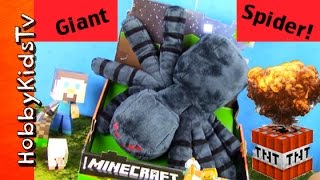 Giant Minecraft PlayDoh Surprise Toy Fun HobbyKidsTV [upl. by Eleon]