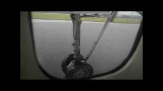 Onboard VLM Fokker 50  Bristol Takeoff amp Landing [upl. by Ernie]