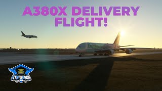 FlybyWire A380x  Landing in Dubai RWY 30L [upl. by Lolanthe]