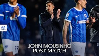 John Mousinho postmatch  Pompey 04 Blackpool [upl. by Trent]