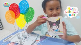 Cara Menempel ManikManik Untuk Anakanak Gambar Kuromi  Tutorial DIY Diamond Painting [upl. by Atiuqahc]