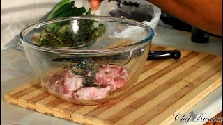 How To Marinate OxtailsJamaican Style Oxtails  Recipes By Chef Ricardo [upl. by Htrowslle]