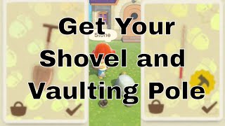 Animal Crossing New Horizons How to get the ShovelVaulting Pole [upl. by Ibrahim]