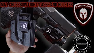 warriorlandholster MA1 CROSSBOW LIGHTLASER AND HOLSTER COMBO warriorland ma1 [upl. by Sidell138]