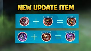 New merge item update mobile legends  ML new item update [upl. by Cartie592]