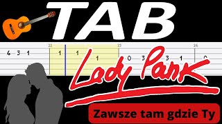 🎸 Zawsze Tam Gdzie Ty Lady Pank  melodia TAB gitara 🎵 TABY I NUTY W OPISIE 🎼 [upl. by Noxaj]