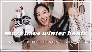 MUST HAVE WINTER BOOTS  winter boots essentials ✖︎ EverSoCozy [upl. by Atikir]