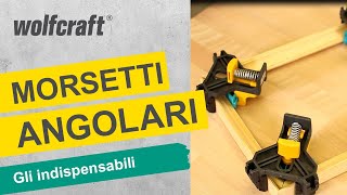 Fissaggi sicuri a 90° con i morsetti angolari  wolfcraft [upl. by Senalda]