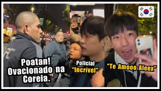 ATÉ O POLICIAL FICOU EM CHOQUE ALEX PEREIRA É OVACIONADO NA COREIA DO SUL [upl. by Saimon]