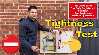 Trainee Plumber  Tightness Test Gas  Meter Checks [upl. by Ibson]