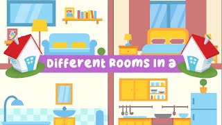 LETS HAVE A HOUSE TOUR  😁  Rooms in a house  For Kids  SuperMindz [upl. by Eenahpets]