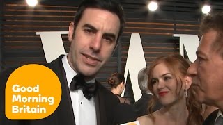 Sacha Baron Cohen And Isla Fisher On The Red Carpet At The Oscars  Good Morning Britain [upl. by Iver2]