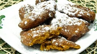 How to make Barriguitas de Vieja or Tortitas de Calabaza Pumpkin Fritters [upl. by Brackely]