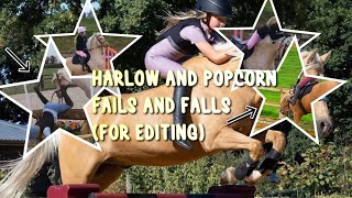 Harlow and popcorn fails and falls  for editing [upl. by Adiraf391]