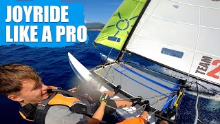 The Joyride  how to take inexperienced crew catamaran sailing [upl. by Nosirrag]