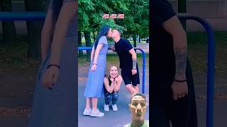 Kiss prank🫣 love viralshort shorts [upl. by Hawken]