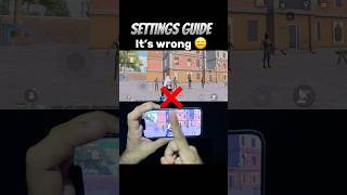 Settings Guide✅❌pubgmobile pubg bgmi tipsandtricks [upl. by Attenauqa]