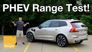 Volvo XC60 Recharge Plug In Hybrid Range Test  Impressive Results [upl. by Harrad]