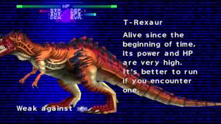 T Rexaur Scan  Final Fantasy VIII [upl. by Lezley]