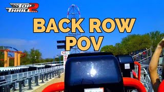 Top Thrill 2 POV Back Row First ride reactions Insane Cedar Point [upl. by Davidoff]