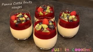 Recette de Panna Cotta aux Fruits Rouges [upl. by Prince892]