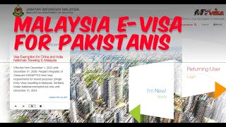 Malaysia eVisa for Pakistanis  StepbyStep Guide to Apply Online  Malaysia Tourist Visa [upl. by Efthim]