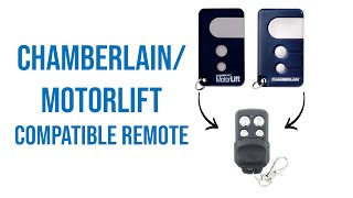 ChamberlainMotorlift Compatible Remote Video Description [upl. by Nuj]