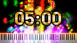 5 Minute Timer RUSH E 🎹 [upl. by Ornas]