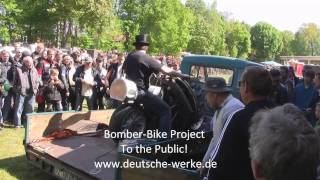 Radial Engine powered Motorcycle Motorrad mit Sternmotor [upl. by Grati]